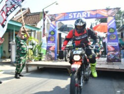 Trabas Komunitas Trail Peduli, Dandim Ponorogo Serahkan Bantuan ke Masjid Darussalam