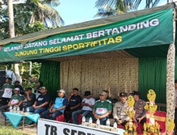 Jaga Sportivitas, Kata Babinsa Koramil 0801/07 Ngadirojo Saat Hadiri Pembukaan Turnamen Sepak Bola Persinga Cup 2