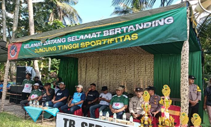 Jaga Sportivitas, Kata Babinsa Koramil 0801/07 Ngadirojo Saat Hadiri Pembukaan Turnamen Sepak Bola Persinga Cup 2
