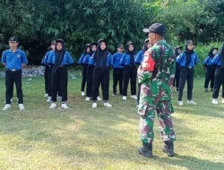 TNI Nyalakan Semangat Nasionalisme Generasi Muda Lewat Pelatihan PBB di Trenggalek
