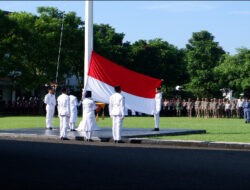 Dandim 0801/Pacitan Bersama Forkopimda Ikuti Upacara Peringatan Hari Lahir Pancasila Di Pendopo Pacitan