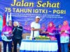 HUT ke-75 IGTKI Dimeriahkan dengan Senam dan Jalan Sehat