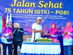 HUT ke-75 IGTKI Dimeriahkan dengan Senam dan Jalan Sehat