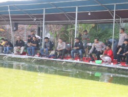 Perkuat Silaturahmi Jelang Suroan, Polres Bojonegoro Gelar Gathering Lomba Mancing Bersama Pesilat
