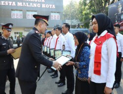 Harlah Pancasila Kapolresta Malang Kota Beri Penghargaan Anggota Berprestasi dan Warga Masyarakat yang Bantu Ungkap TPPO