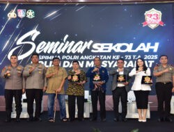 Seminar ‘Polisi dan Masyarakat’ Sespimma Lemdiklat Polri Angkatan 73 Raih Rekor MURI