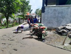 Babinsa Gotong Royong Membangun Infrastruktur, Jalan Desa Mulus, Ekonomi Maju