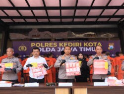 Berantas Narkoba Polres Kediri Kota Berhasil Amankan Puluhan Tersangka