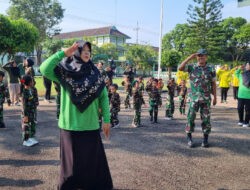 Anggota Kodim 0801/Pacitan Beri Materi Outbound TK Kartika IV- 18 Pacitan