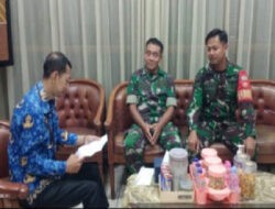 Babinsa Serengan Bersama Lurah Koordinasi Bahas Tingkatkan Kerja Sama Yang Baik