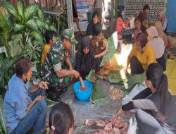 Serda Ichsan Himbau Warga Gunakan Bahan Alami Wadahi Daging Qurban