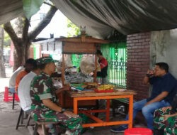Warung Hik Pak Kosim Jadi Sasaran Komsos Babinsa Keprabon, Ternyata Ini Tujuannya