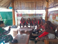 Peran Aktif Babinsa 0801/03 Arjosari Beri Pelatihan Pada Pramuka Saka Wira Kartika