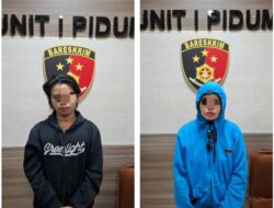 Modus Bakar Daging Kurban, Sejoli di Amankan Polres Gresik Usai Gasak Motor di Panceng