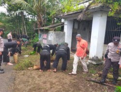 Sinergi TNI-Polri dan PSHT di Trenggalek, Kerja Bakti Jadi Wadah Gotong Royong Pemuda