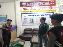 Polres Pelabuhan Tanjungperak dan BMKG Kolaborasi Pantau Pesisir Surabaya