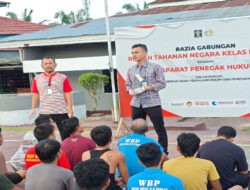 Tindak Lanjuti Kakanwil Ditjenpas Riau, Rutan Rengat Gelar Razia Gabungan