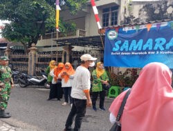 Peran Serta Babinsa Kratonan Dalam Lomba PHBS Kota Surakarta