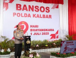Kick Off Bakti Sosial Hari Bhayangkara ke-79, Polda Kalbar Hadir untuk Masyarakat