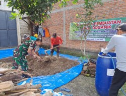 TNI-Polri Ajak Petani Trenggalek Mandiri Lewat Pelatihan Pupuk Organik