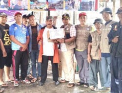 Paguyuban Gotong Royong Serahkan Bantuan untuk Korban Kebakaran