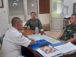 Rajut Sinergitas, Danramil 02/Banjarsari Silaturahmi Dengan Lurah Pasar Burung Depok Manahan