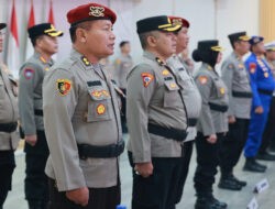 Polda Jawa Timur Ikuti Upacara Pemuliaan Nilai – nilai Luhur Tribrata Sambut Hari Bhayangkara ke -79