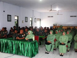 Ceramah Virtual Bintal Islam, Upaya Kodim 0806/Trenggalek Bangun Keluarga Prajurit yang Tangguh