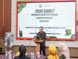 Bupati Boyolali Ucapkan Terima Kasih Saat Pisah Sambut Dandim Boyolali