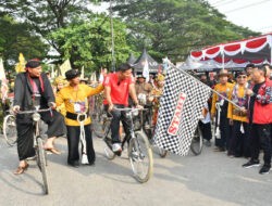 Dandim Ponorogo Ikuti Parade Sepeda Tua Nusantara ke-4 Gowes