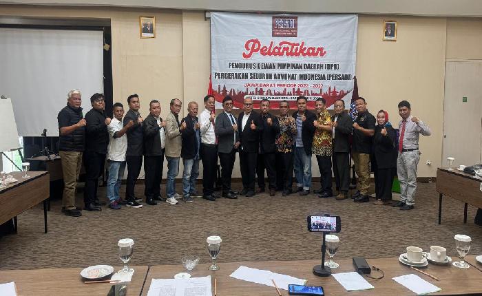 Pengurus DPD Persadi Jabar Dilantik, Advokat Bisa Berkolaborasi Jaga Marwah