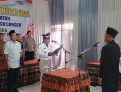 Hadiri Pelantikan Kasun, Danramil 0801/10 Punung Berharap Bawa Perubahan Lebih Baik