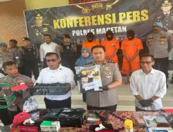 Polres Magetan Berhasil Tangkap Komplotan Pembobol ATM Lintas Provinsi