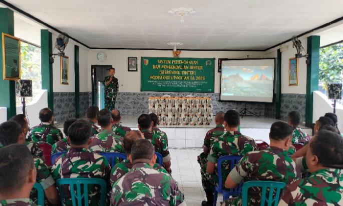 Selaraskan Program, Kodim 0801/Pacitan Gelar Kegiatan Sisrendal Binter TA.2025