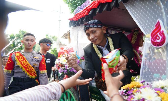 Polres Ponorogo Terjunkan 430 Personel Amankan Kirab Pusaka Grebeg Suro 2025