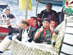 Grebeg Suro, Dandim Ponorogo Hadiri Acara Larung dan Risalah Doa di Telaga Ngebel