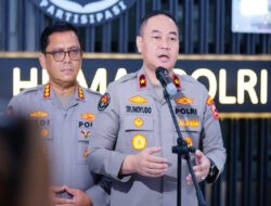 Robot Humanoid hingga Robot Dog Beratribut Polisi Ramaikan Monas dalam Persiapan Hari Bhayangkara ke-79