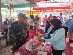 Dampingi Posyandu Balita dan Lansia Bukti Nyata Babinsa Nusukan Peduli Kesehatan Warganya