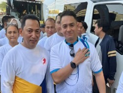 Aditya Yusma “Mas Ndaru” Bersama Kapolri dan PJU Mabes Polri Meriahkan CFD dalam Rangkaian HUT Bhayangkara ke-79