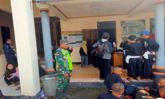 Pengamanan Seleksi Calon Warga Baru PSHT, Bukti Sinergitas TNI Polri Diwilayah Pacitan