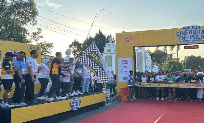 Semarak Fun Run Wujud Sinergitas TNI-Polri Bersama Masyarakat Peringati Hari Bhayangkara ke-79 di Magetan