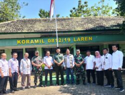 Sumber Daya Manusia Pendamping Sosial Program Keluarga Harapan Kunjungi Koramil 0812/19 Laren, Begini Sambutannya