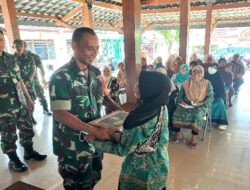 TNI AD Salurkan 450 Paket Sembako untuk Warga Kurang Mampu di Boyolali