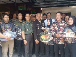 Koramil 02/Banjarsari Bersama FKPPI 11.35 Rayon 02 Berikan Ucapan HUT Bayangkara Ke-79