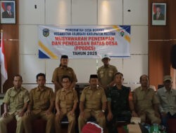 Hadiri MusDes Penetapan Batas Desa, Babinsa Koramil Arjosari Bantu Wujudkan Keamanan Wilayah