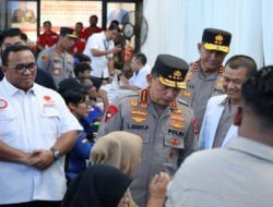 Rangkaian Hari Bhayangkara ke-79, Polri dan KSPSI Gelar Bakti Sosial