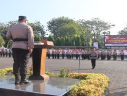 Polres Pasuruan Gelar Sertijab dan Kenaikan Pangkat 60 Anggota