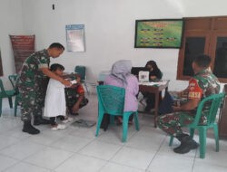Babinsa Dampingi Posyandu, Wujud Peduli Kesehatan Balita