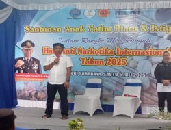 Momentum HANI 2025, LRPPN BI Surabaya dan BNNK Gelar Santunan Anak Yatim dan Istighosah