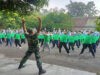 Jalin Silaturahmi, Babinsa Koramil Karangjati ikuti Senam Pagi dan Jalan Sehat bersama Warga